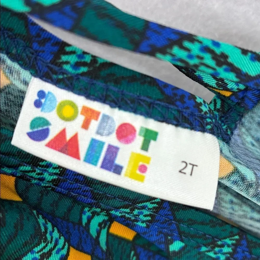 3For$20 DotDot Smile Colorful Geometric Kids Dress